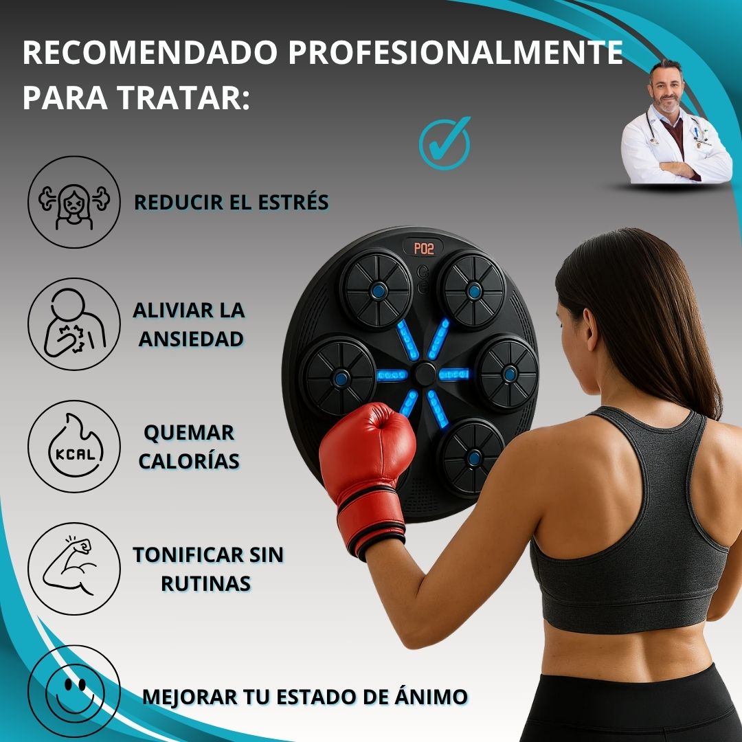 Máquina de Boxeo Anti-Estrés VITALIA® + Guantes (GRATIS)